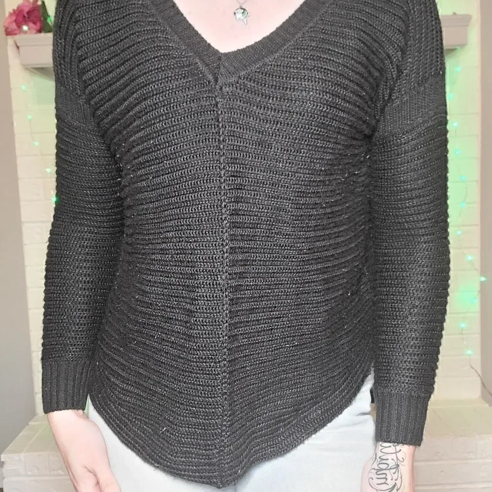 Black knitted sweater by Sam Edelman